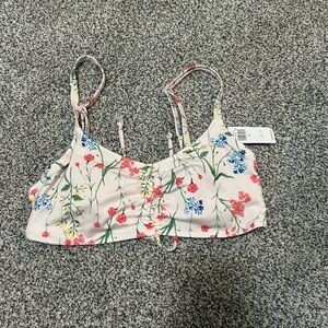 Old Navy Floral Bralette in Pink and Blue